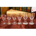 Haonai houseware,pub,ktv,clear shot glass mini shot glass liquor shot glass